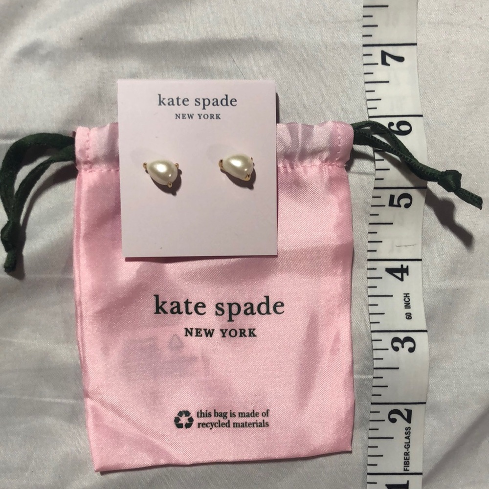 Kate Spade Cream/Gold Earring Studs